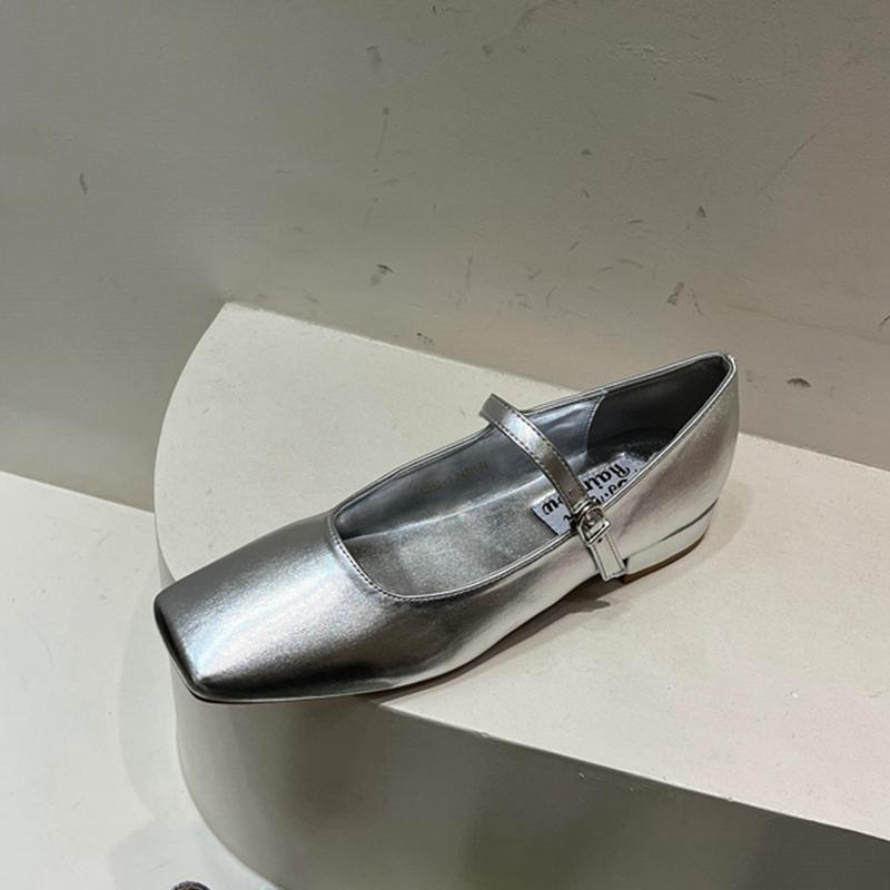 Модные SUOJIALUN 2025 Летние Женские Балетки с Круглым Носком и Неглубоким Вырезом, Мягкие Туфли-Балетки, Женские Повседневные Туфли для Платья, Классические Лоферы Mujer