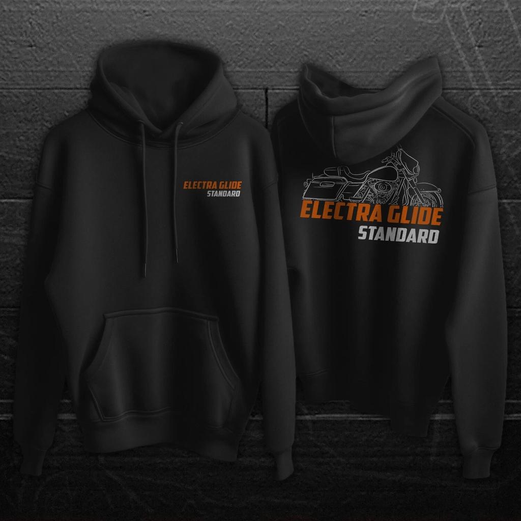 For HD Electra Glide Standard FLHT & FLHTI 1996-2009 fans - Motorcycle hoodie-Casual Pullover Sweatshirt