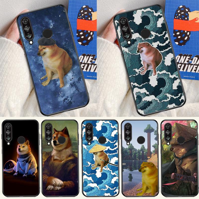 Doge For Huawei P20 P30 P40 Lite P60 Pro Nova 12i 11i 8i 12s 9 10 SE Y90 Y60 Y70 Y72 Y61 Y91 Case