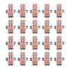 20Pcs Lever Nut Wire Connectors Quick Compact Splice Conductors Push In Terminal Block 223?2P