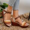 Fashion 2024 New Summer Espadrille Platform Wedges Sandals Trendy Fashion Leisure Comfy Women Beach Shoes Sandals Luxury Women Designers