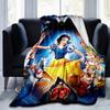 1pc, Snow White and the Seven Dwarfs: A Magical Home Decor Gift Cozy Blanket for Bedroom, Living Room, Travel, Camping, Car