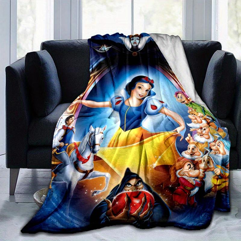1pc, Snow White and the Seven Dwarfs: A Magical Home Decor Gift Cozy Blanket for Bedroom, Living Room, Travel, Camping, Car