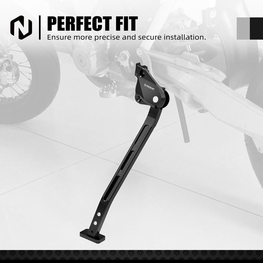 NICECNC For Husqvarna FC 250 FC 350 FC 450 2016-2025 TC 125 TC 250 2017-2025 Adjustable Kickstand Side Stand For KTM SXF 450