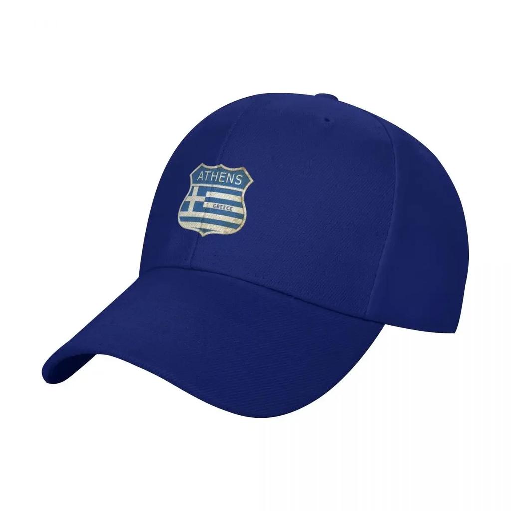 New Athens Greece coat of arms flag design Baseball Cap Rave Streetwear party Hat Women s Unisexs