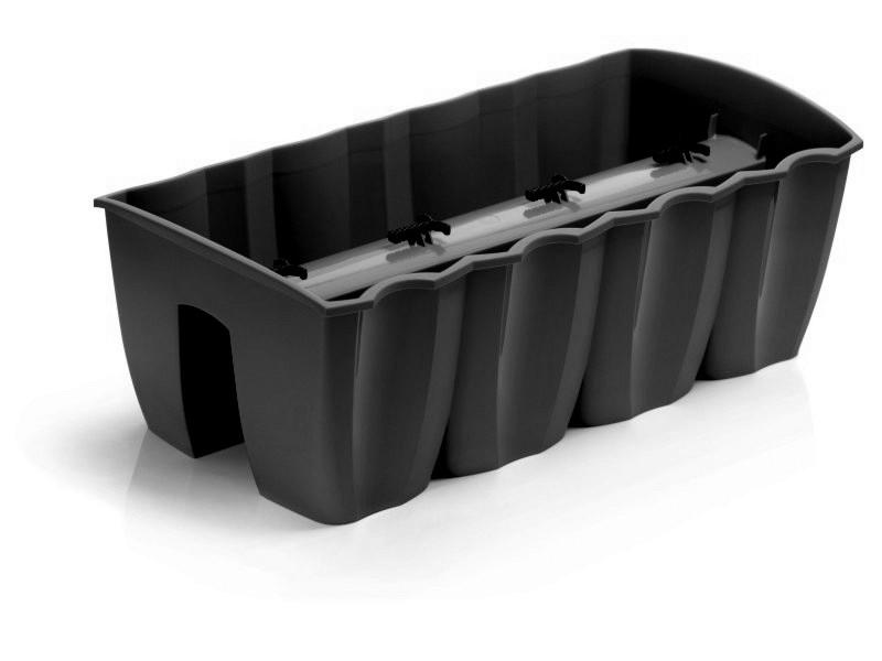 CROWN DCRO600 railing flowerpot | Anthracite