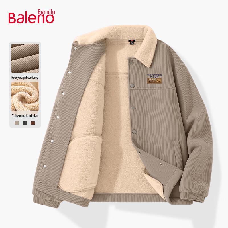 Baleno Men's Corduroy Fleece Lined Jacket