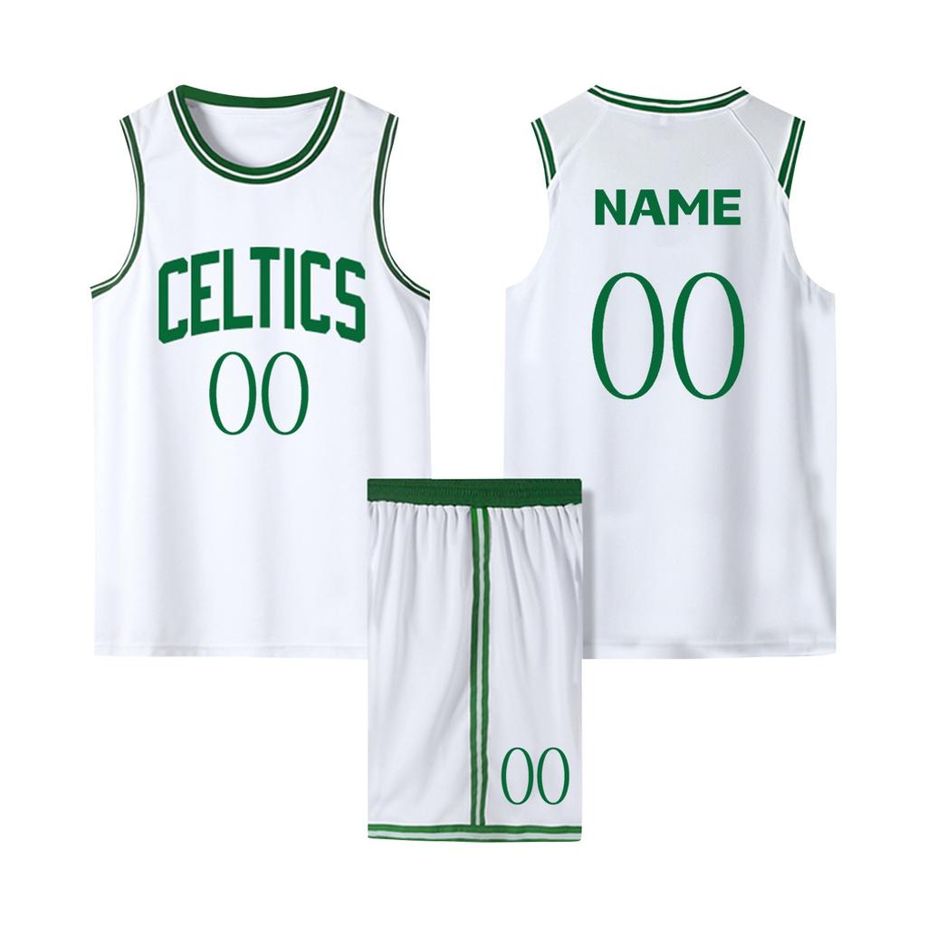 Basketball Name/NumberCustom Clothes Kids Basketball Suit Classic Tops + Pants Basketball Jerseys Suit Set