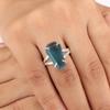 Blue Apatite Gemstone 925 Sterling Silver Jewelry Handmade Ring For Women Gift RR-40-11