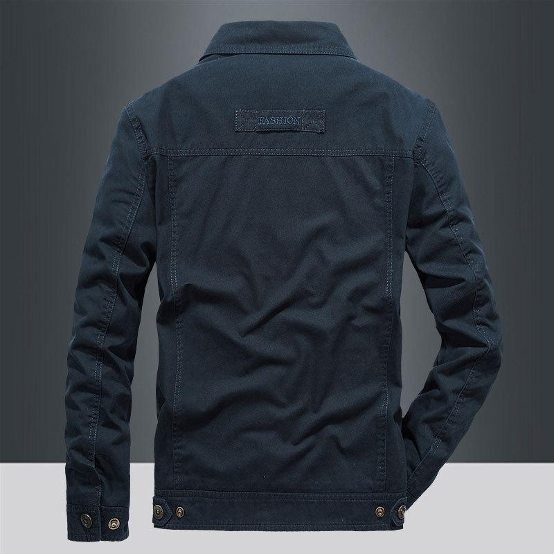 Men's Military Jacket Spring and Autumn Work Jacket Bomber Jacket New Men's Cotton Jacket Slim Jacket
