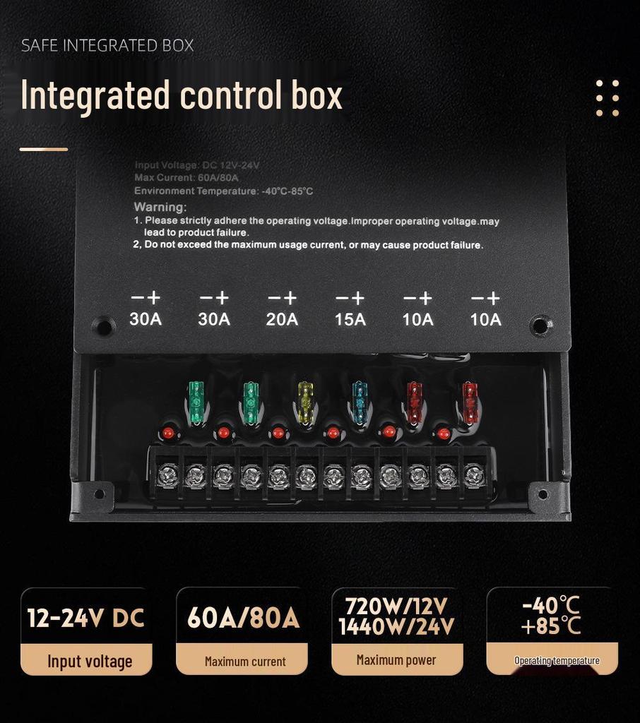 Внедорожный мод Tank 300: Поручень на стойку A с мощным светодиодным прожектором, беспроводным стробоскопом и пультом дистанционного управления.