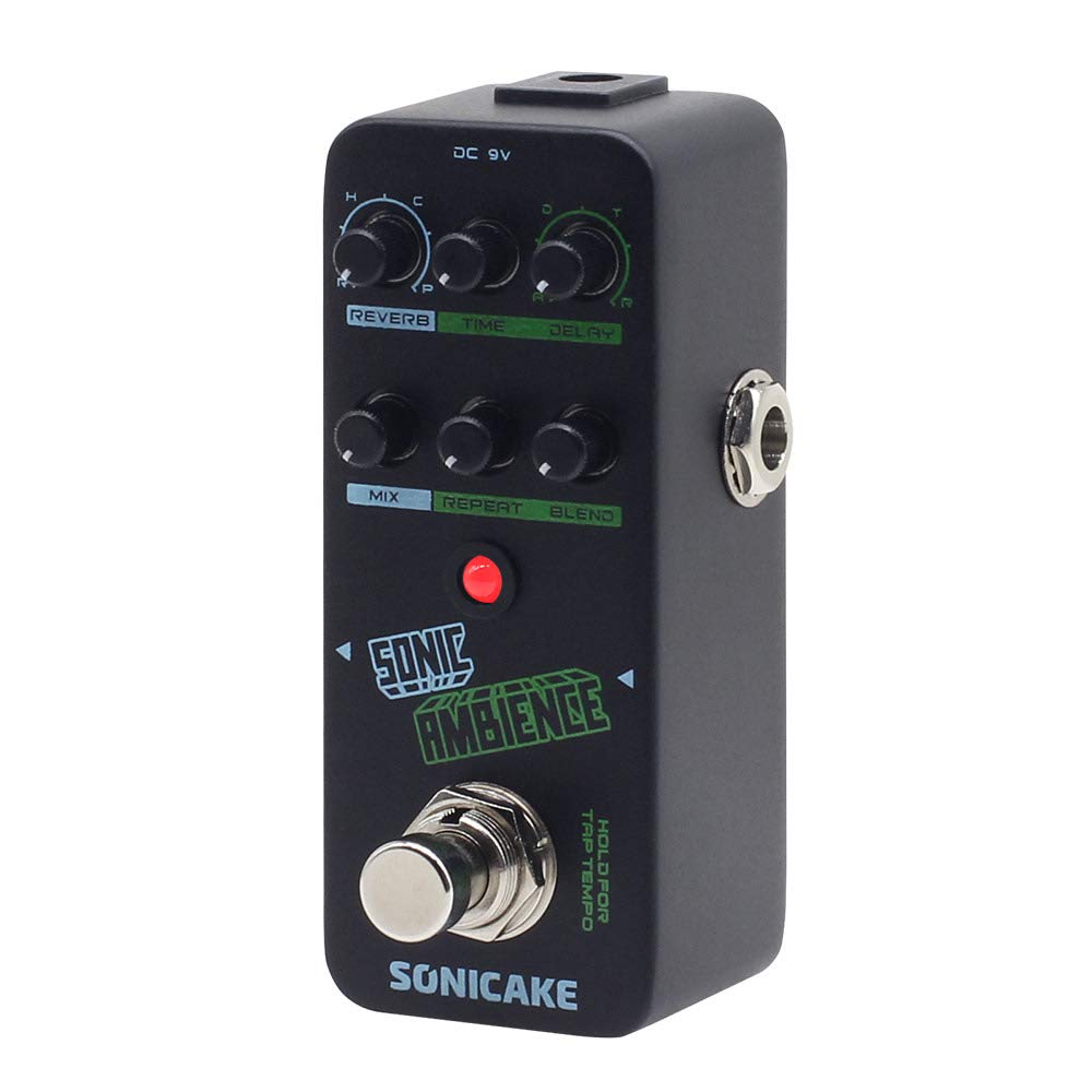SONICAKE Delay Reverb Guitar Effect Pedal Sonic Ambience &