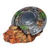 1PCS Emulation UFO Wreck Aquarium Landscaping Decorations Spaceship Resin Craft Fish Tank Ornament