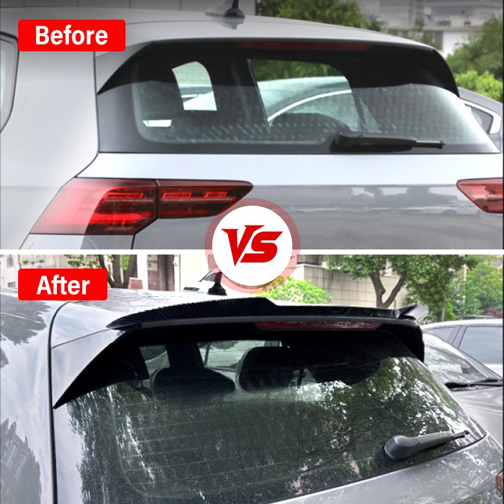 Универсальный черный спойлер на багажник автомобиля, заднее крыло, спойлер на крышу багажника из АБС-пластика, модификация, заднее крыло автомобиля, автомобильные аксессуары