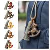 Wooden Mobile Phone Chain Traditional Zodiac Key Ring Neck Pendant Horse Pendant  Year of The Horse