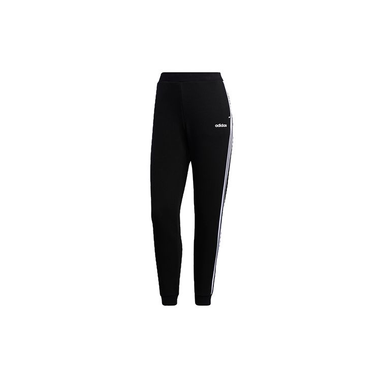 adidas Нео трикотажные облегающие спортивные брюки унисекс, черные GJ7947