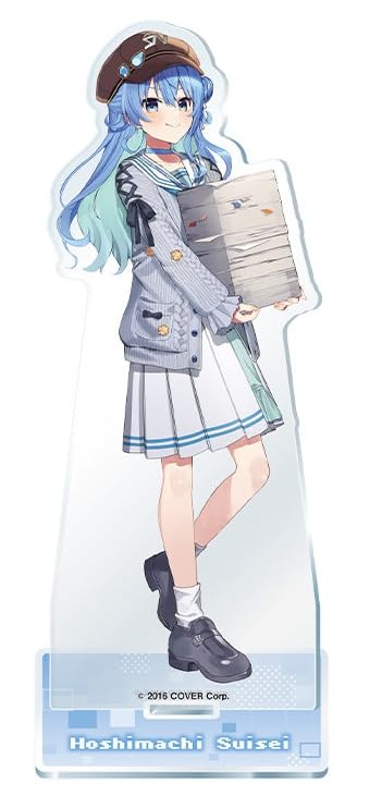 Акриловая подставка Suisei Hoshimachi A Shiranui Construction Коллаборация с аэропортом Ханэда Официальная продукция