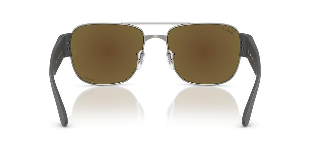 Солнцезащитные очки GUNMETAL POLAR GREY MIRROR BLUE 0RB3756CH Поляризационные [Ray-Ban] (Серый/Синий) 004/4L56