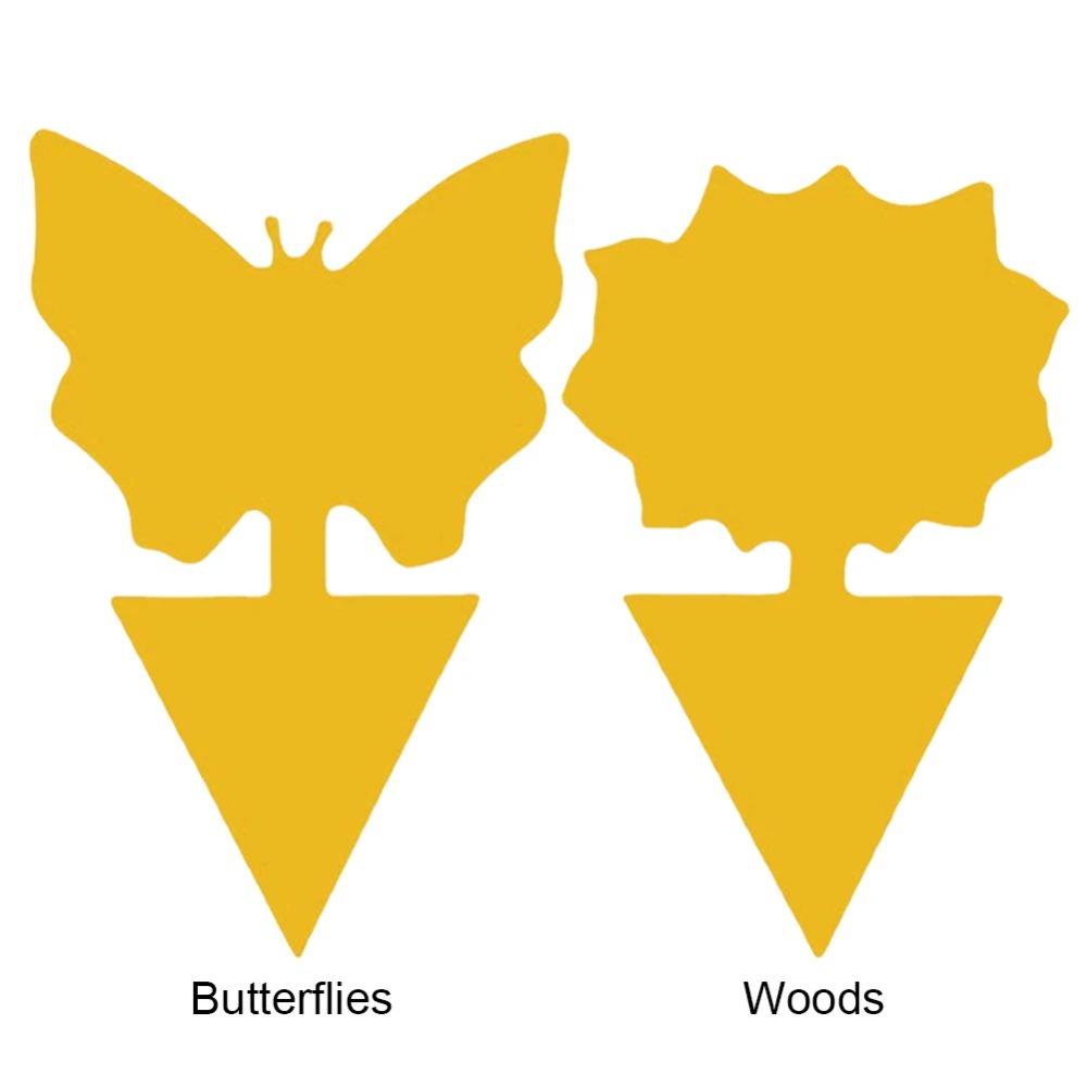 50 шт. ловушек для насекомых защищают растения, двухсторонние ловушки для комаров, нетоксичные и без запаха, липкие ловушки для садовых растений, кухни