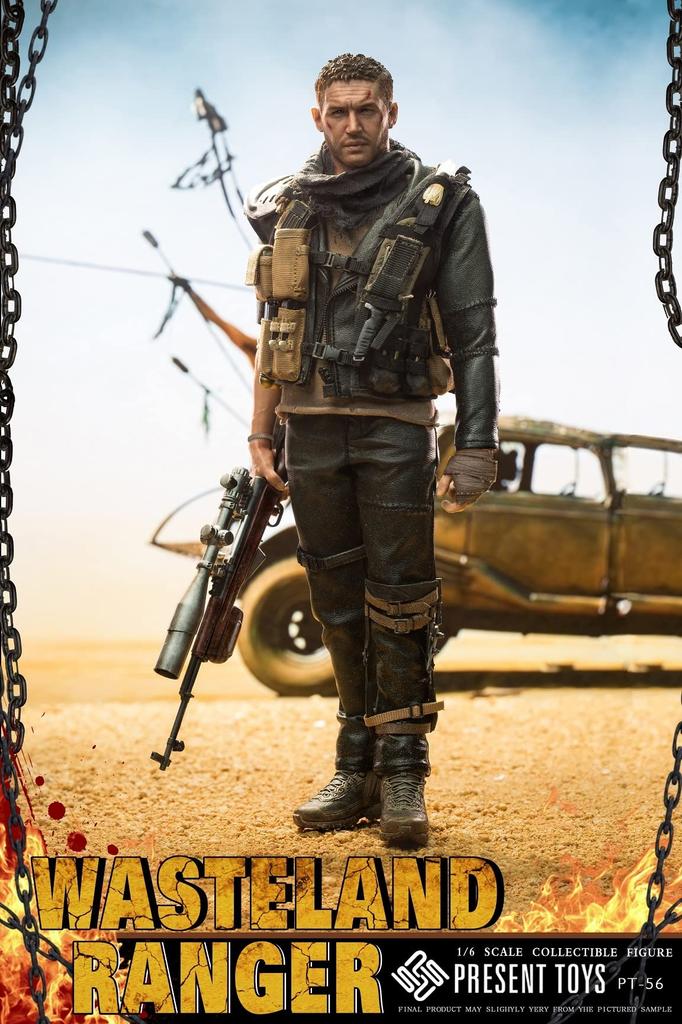 Tbmodel PRESENT TOYS Scale Action Movie WASTELAND and Outfit 1/6 Figure, Male, Character, RANGER, Body, Head, Set, PT-sp56