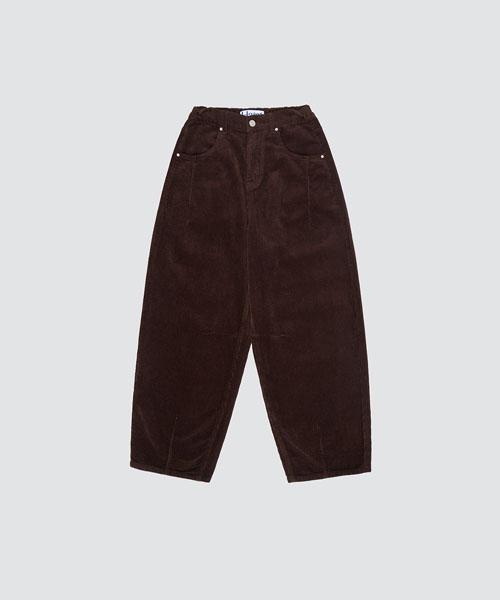HAINT Mellow Corduroy Baggy Pants_4Colors_Brown