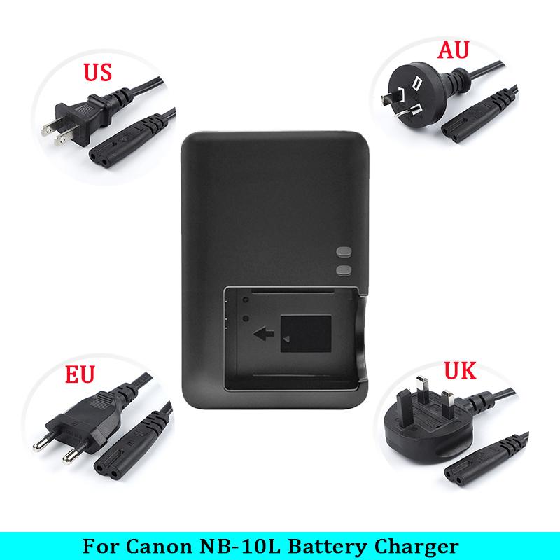 Зарядное устройство CB-2LCE CB-2LCC для аккумулятора Canon NB-10L PowerShot SX40 HS ; SX50 HS ; SX60 HS ; G1X ; G3X ; G15 ; Камера G16 CB-2LC