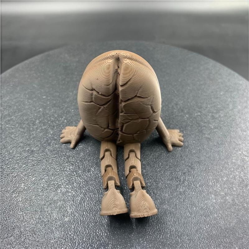 3D-печатные фигурки кофейных зерен/чашек с подвижными ножками, игрушка-фиджет, украшение для дома, офиса, рабочего стола, подарок