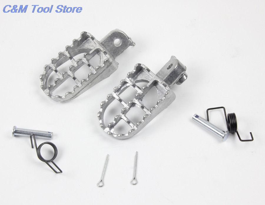 Новые педали-подставки для ног длиной 3,1 дюйма и шириной 2,0 дюйма для PW 50 (ВСЕ) PW80 (ВСЕ) Подставки для ног Подножки