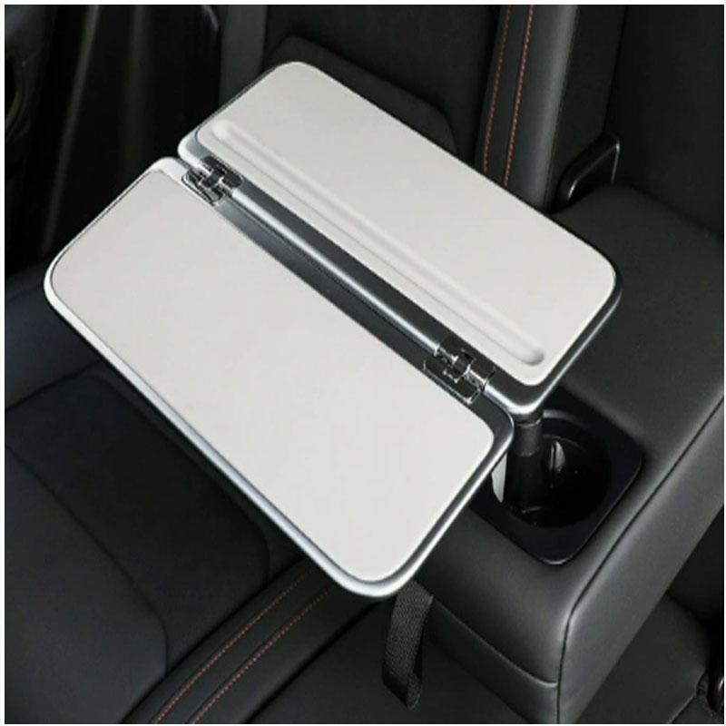 Car Cup Holders Foldable Aircraft Aluminum Alloy Hovering Multi-Functional Tray for Travel