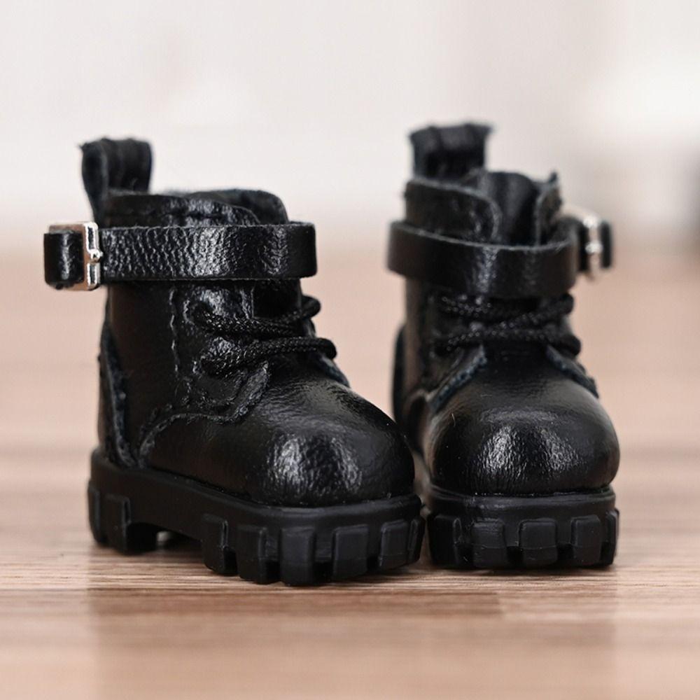 Pretend Play Ob11 Shoes Dress Up Obitsu 11 Doll Shoes Doll Leather Boots For Penny