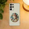 Чехол для телефона с узором «Искусство Будды» для Samsung S25, 24, 21, 22, 23, 30, Ultra, 20, Plus, Fe, Lite, Note, Мягкий черный чехол
