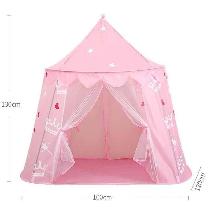 Princess Dream Castle Play Tent: Portable Yurt with Mosquito Net for Indoor & Camping Adventures