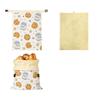 Lock Closure Bread Storage Bag Linen Cotton Beeswax Coated Bags New Sourdough Bread Bag  for Baking