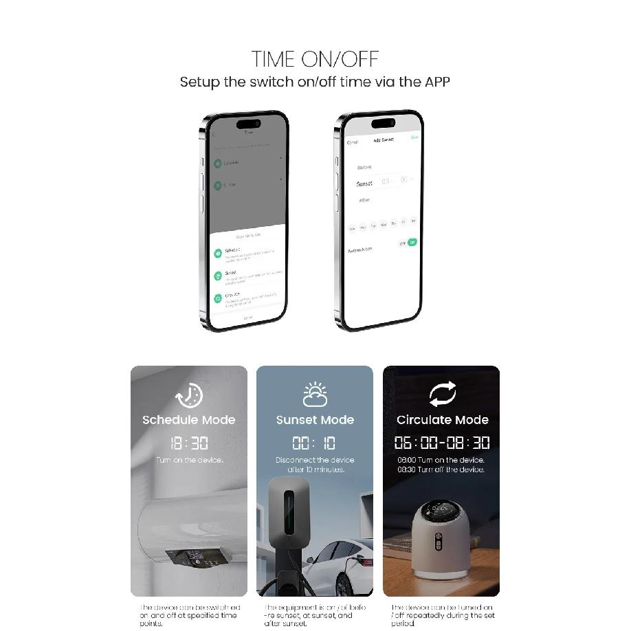 Tuya Wifi Smart Circuit Breaker With Metering MINI Switch 1P 63A Din Rail remote control Smart Home Smart Life App Timer Module