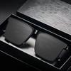 Men'S Business Driving Square Acetate Windproof Shades Sunglasses Retro Sun Glasses Outdoor Men'S Sunglasses  Masculino