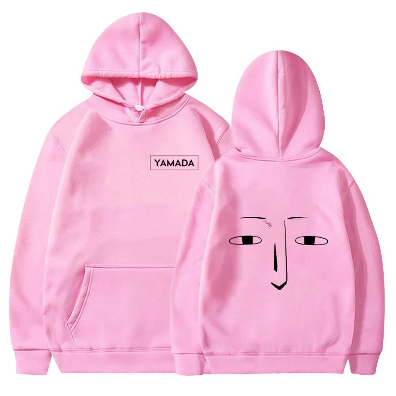 Осень Новая Моя История Любви с Ямадой-Куном на Уровне 999 Япония Осень Флис Аниме Худи С Графикой Харадзюку Унисекс Толстовки Повседневные