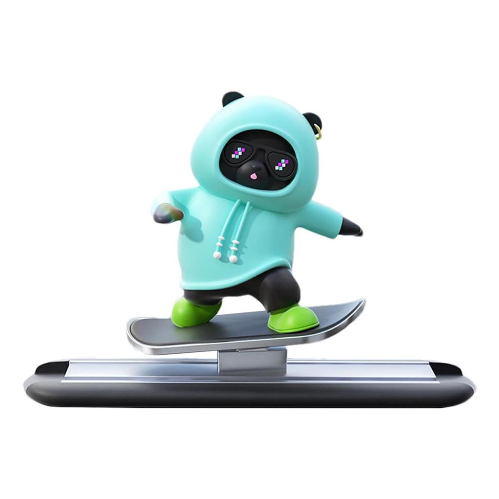 Украшения для приборной панели автомобиля Украшение центрального экрана Украшения для скейтборда с изображением медведя Милый мультяшный автомобиль Украшение интерьера