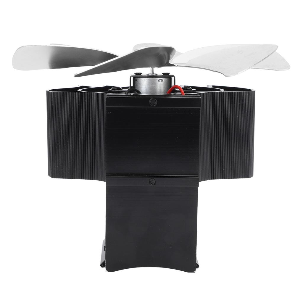 Вентилятор для дровяной печи с подогревом, 6 лопастей, подвесной вентилятор для печи, бесшумный дымоход, подвесной вентилятор для камина, экологически чистый