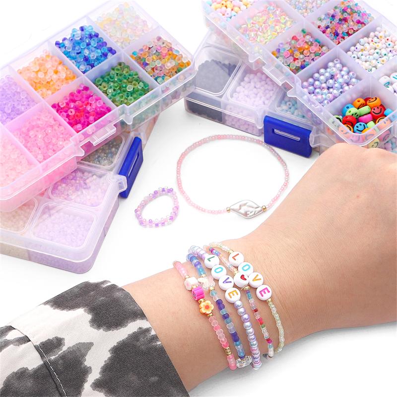 10 коробок/компл. чешский хрустальный разделитель, стеклянные бусины, аксессуары, браслет ручной работы, ожерелье, ожерелье