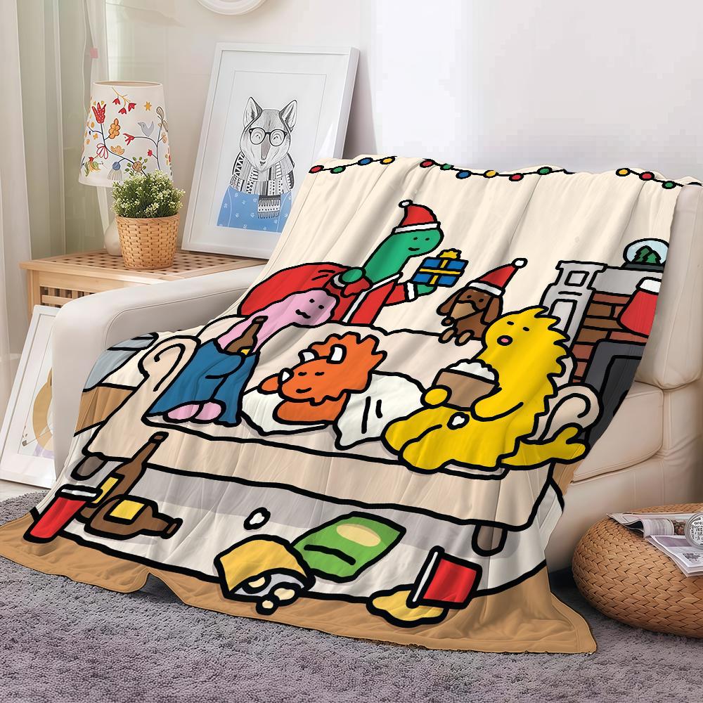 Cartoon cute Joguman Blanket For Sofa Office Bed Plane Travel Sleep Read Relax Camping Soft And Warm