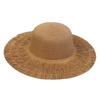 Sun hat children summer sunshade leisure beach hat travel elegant sunscreen hat big edge seaside face covering straw hat