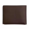 Pristine JIL SANDER Bifold Wallet Zip pocket wallet logo brown leather J25UI0002 Used