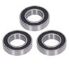3Pcs Deep Groove Ball Bearing Rubber Sealed Accessory Set Kit for Machine Equipment6008