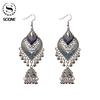 Серьги с кисточками, длинные висячие серьги, модные подарки, эффектные серьги в богемном стиле в стиле бохо, в Индии