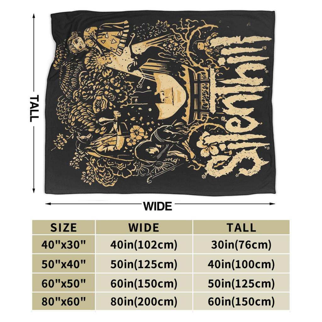 Silent Hill F Vintage Horror Blanket Fleece Summer Portable Lightweight Thin Throw Blankets for Bedding Couch Bedspread