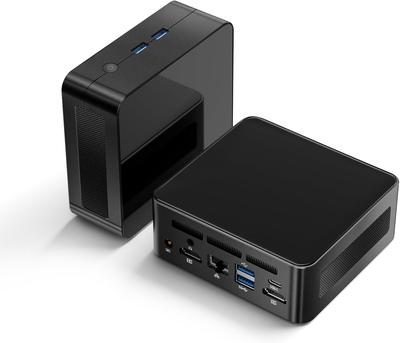 Мини-ПК с AMD Ryzen 5 3550H 8 До 16 ГБ 512 ГБ NVME 3 Дисплея USB LAN Windows 11 BT Совместимость с VESA (4 ядра, потока, 3,70 ГГц), DDR4, SSD,