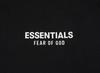 FEAR OF GOD Essentials Футболка с длинным рукавом Черная