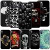 GX93 Horror Skull Silicone Soft Case for iPhone 13 12 Mini 11 Pro XS Max XR X 8 7 6 6S Plus 5 5S SE 2020
