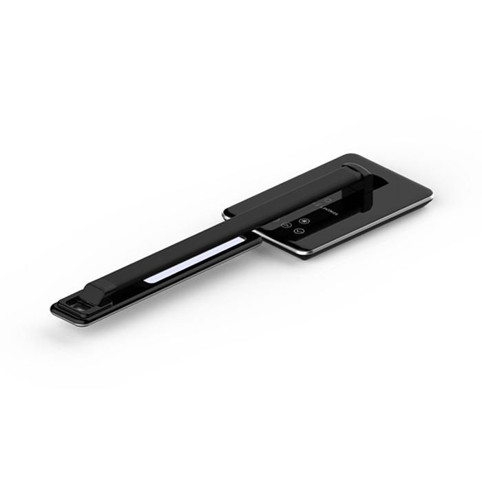 Lampe de bureau BRAYTRON LB146, noir, 3en1, 5W, 500lm, IP20, chargeur induction