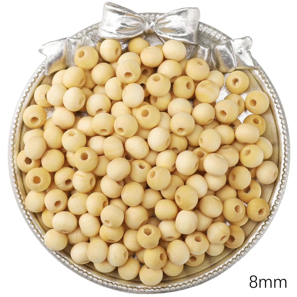 Натуральный Деревянный Тон Свободные Бусины для DIY Изготовления Ювелирных Изделий - Идеально подходят для Браслетов и Ожерелий